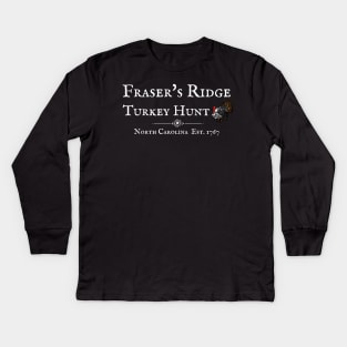 Fraser's Ridge Turkey Hunt Kids Long Sleeve T-Shirt